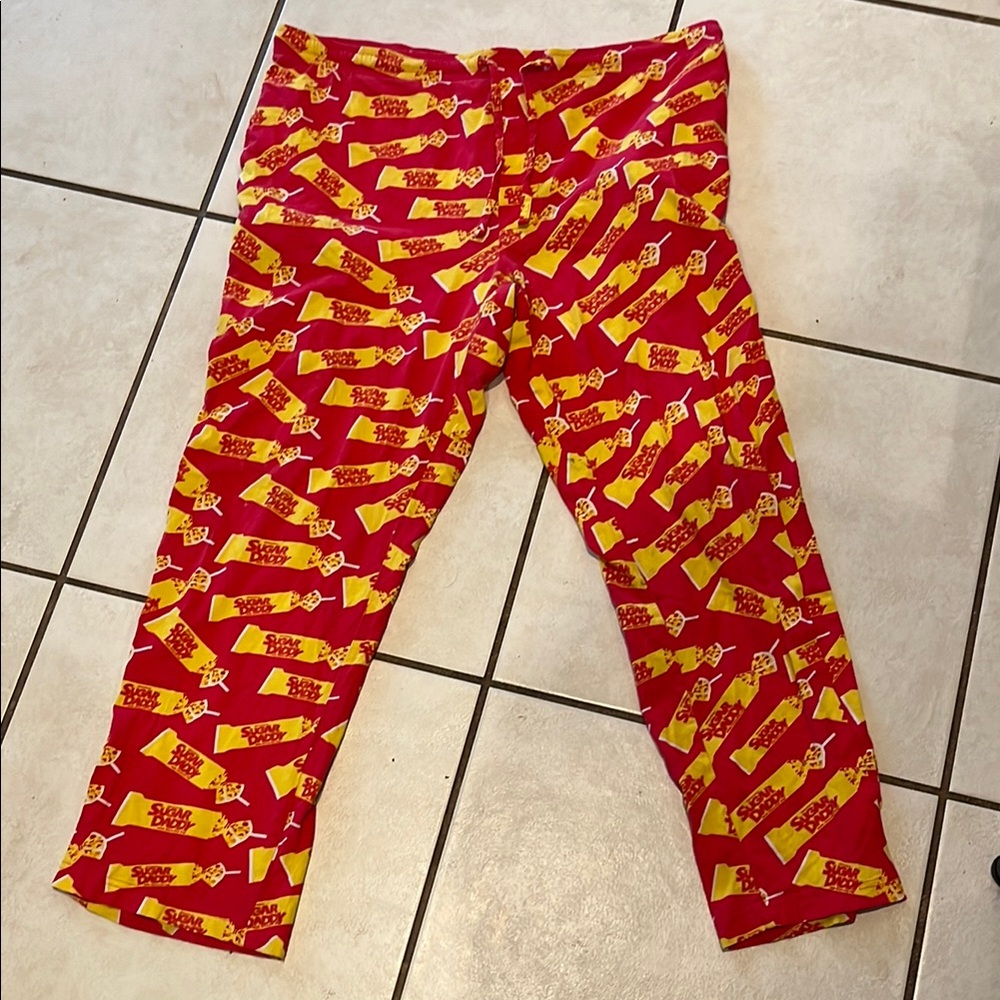 Kids Red and Yellow Patterned Pants